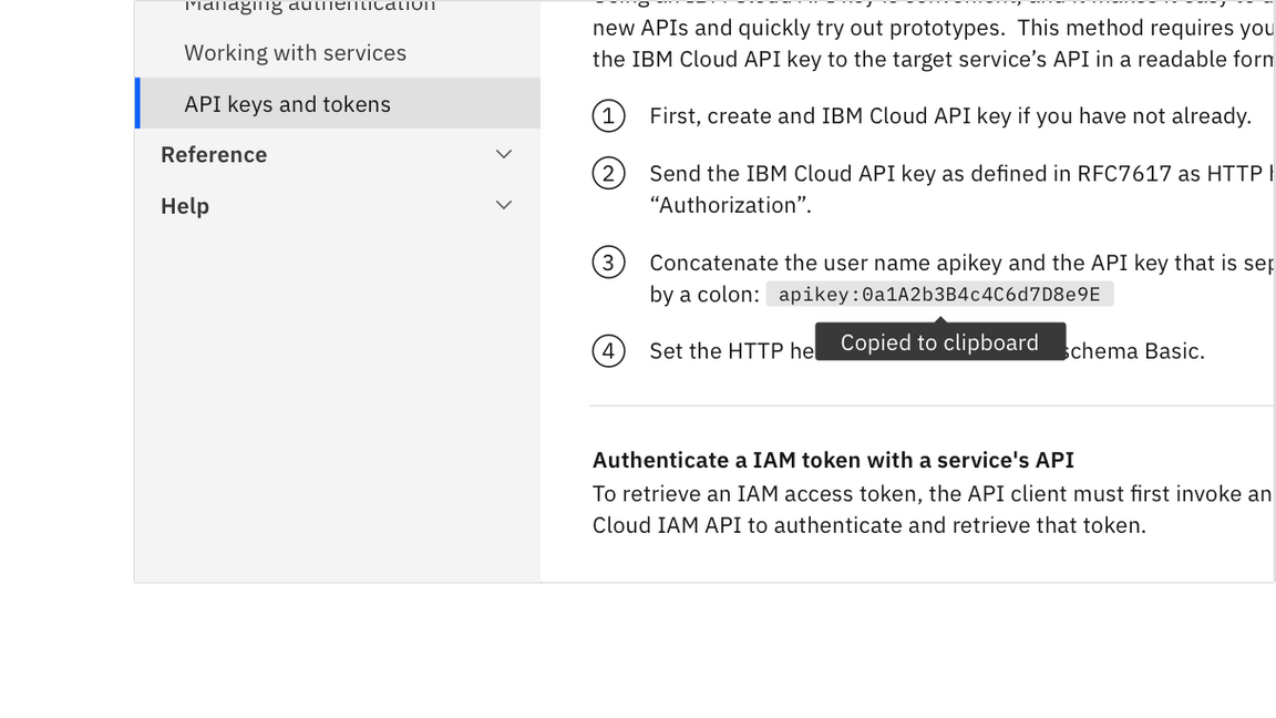 Inline code snippet in context